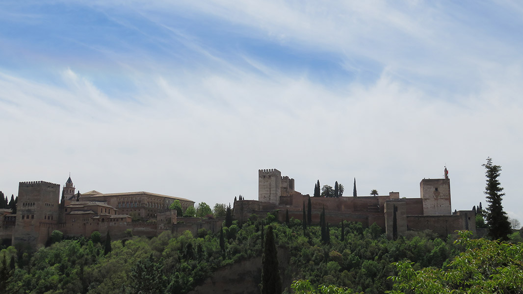 Vue sur l'Alhambra, perle de Grenade