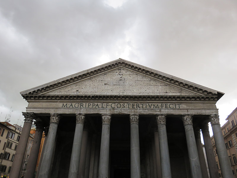Façade du Pantheon