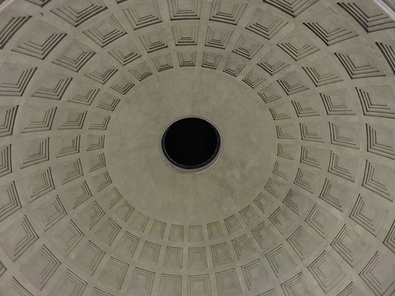 Plafond du Pantheon de Rome