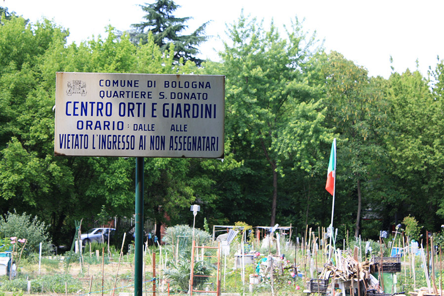 Jardins partagés de Bologne