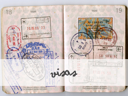 Visas tour du monde