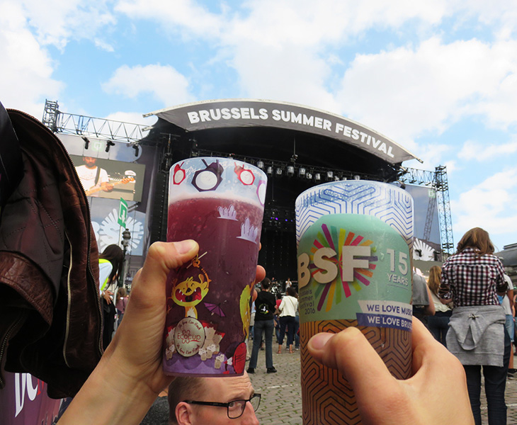 Bière au Brussels Summer Festival 2016