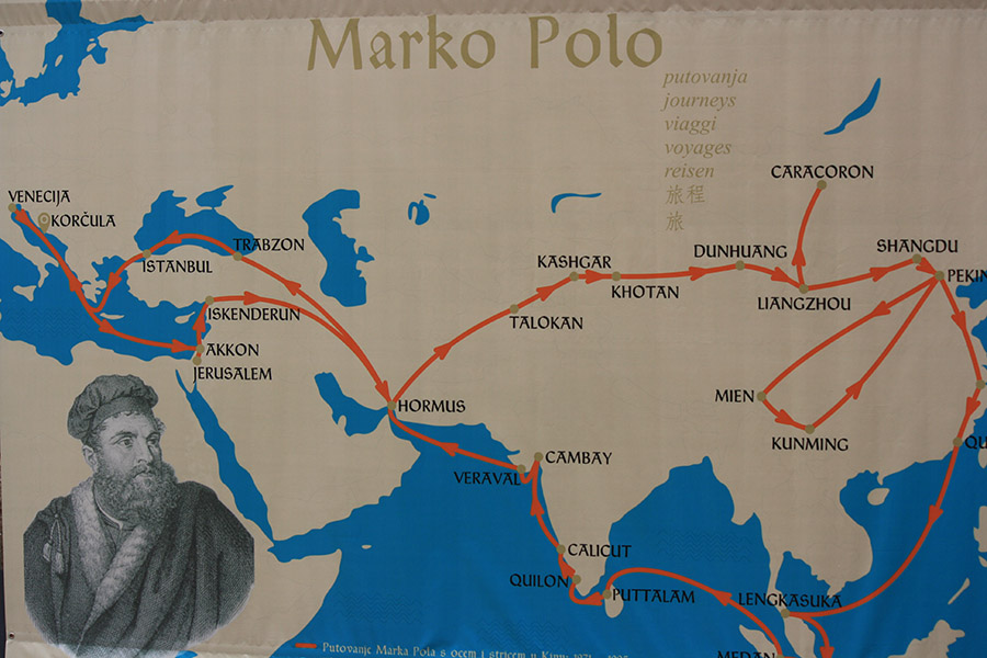 Marco Polo à Korcula en Croatie
