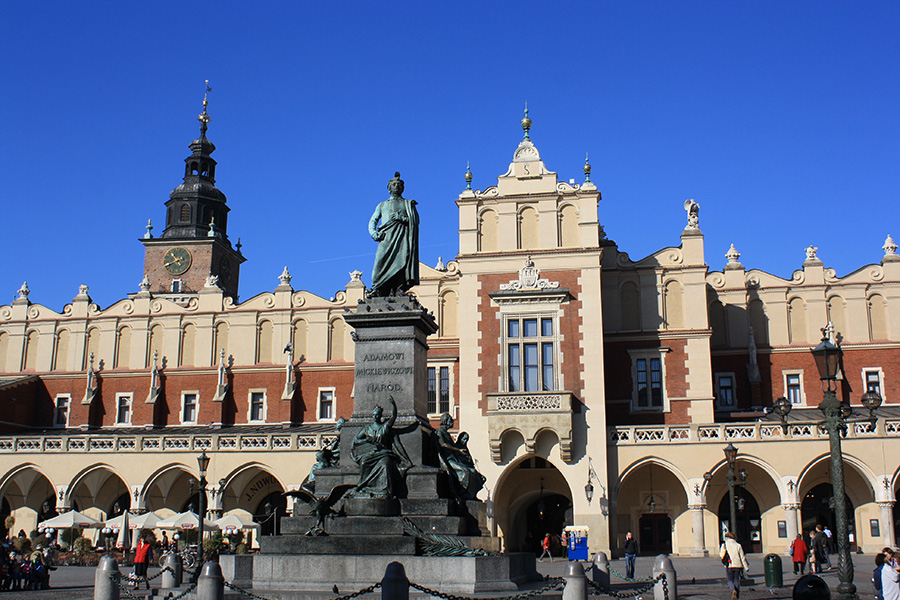 Place du marché principale de Cracovie