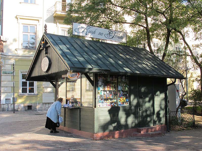 Kiosque à journaux de Cracovie