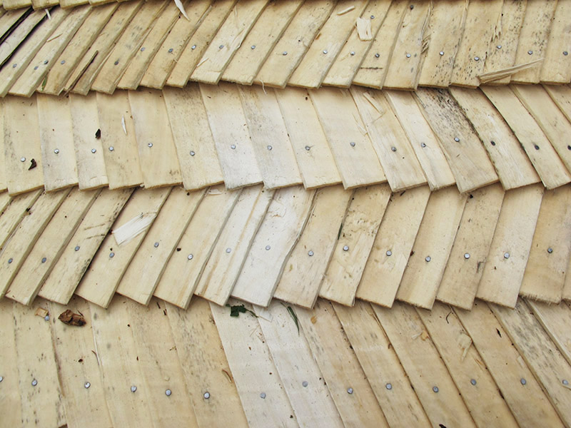 Technique pour toit polonais en bois