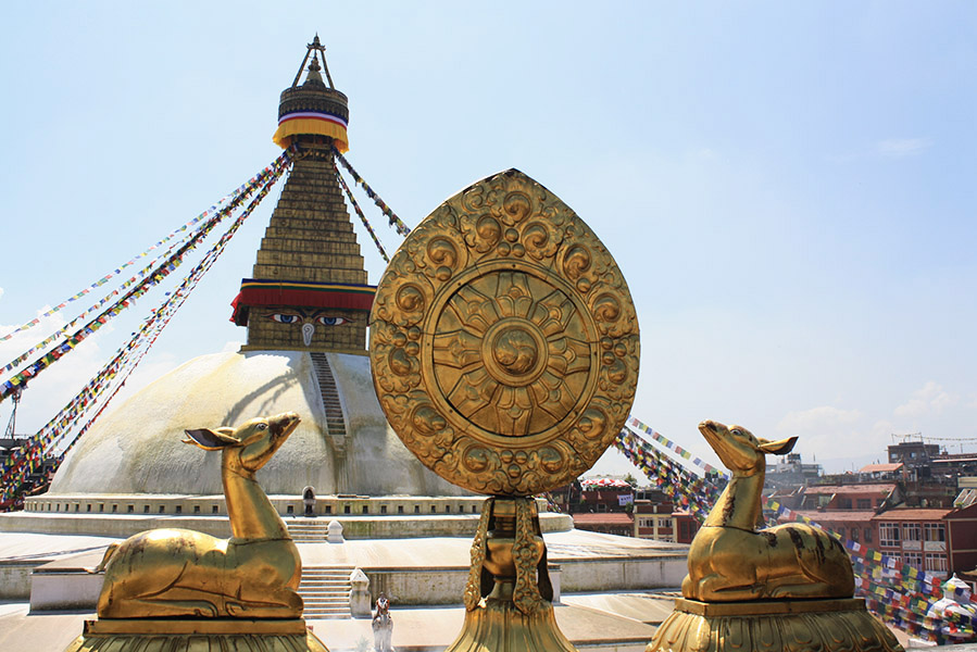 stupa de bodnat, nepal