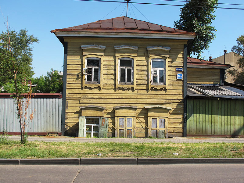 Maison typique de Russie à Irkourtsk