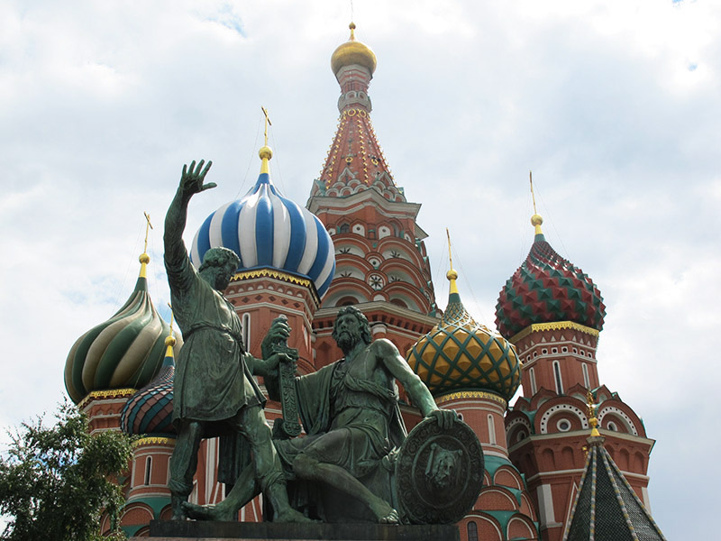 Cathédrale orthodoxe de Moscou : basile le bienheureux