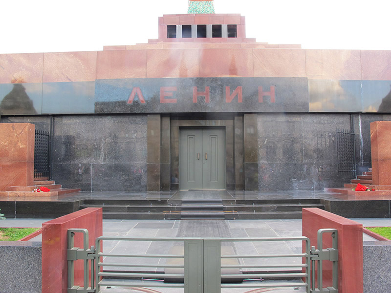 Moscou, mausolée de Lénine sur la place rouge
