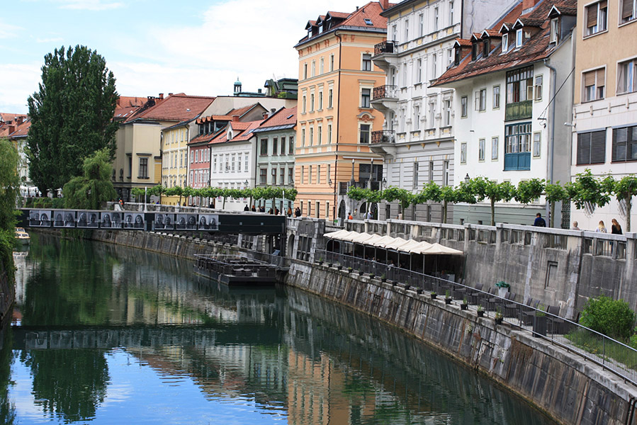 Canal de la capitale slovène
