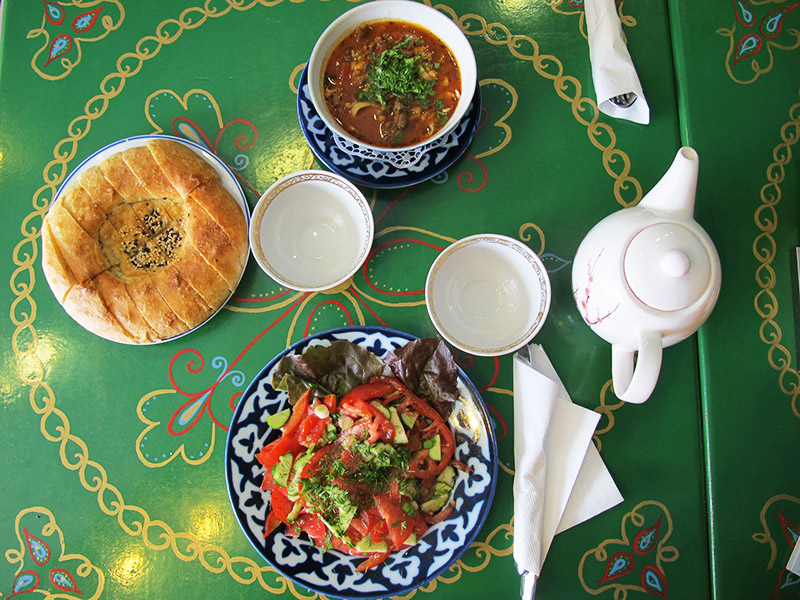 Ouzbekistan food