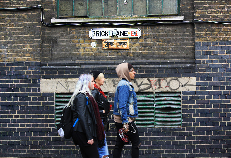 Brick Lane London punks